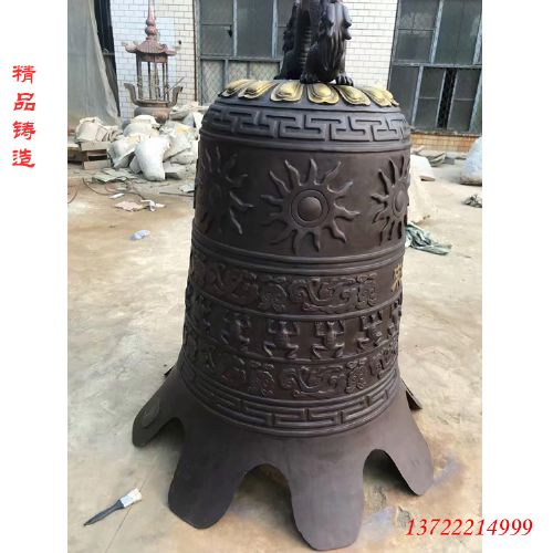 仿古铜钟工艺品铜钟 仿古大型佛教寺庙道观祠堂